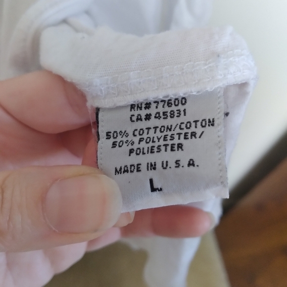 Chaser White Sleeveless Burnout Pyramid Tie Dye Graphic Tank Top Size Large - Picture 8 of 8